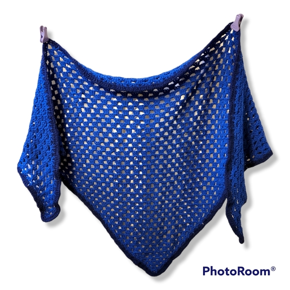 Handmade Crochet Shawl - Picture 3 of 5